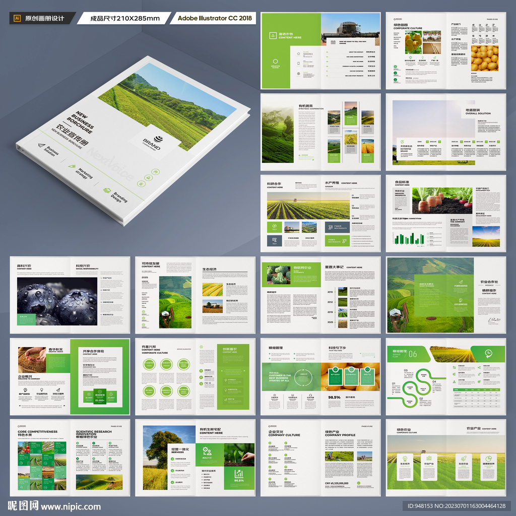 农业合作社画册