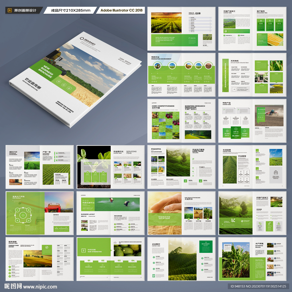 农业合作社画册