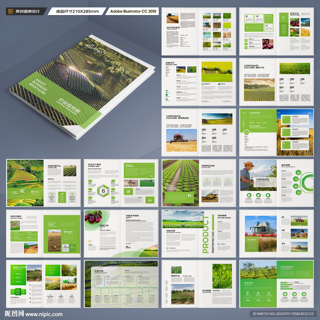 农业合作社画册