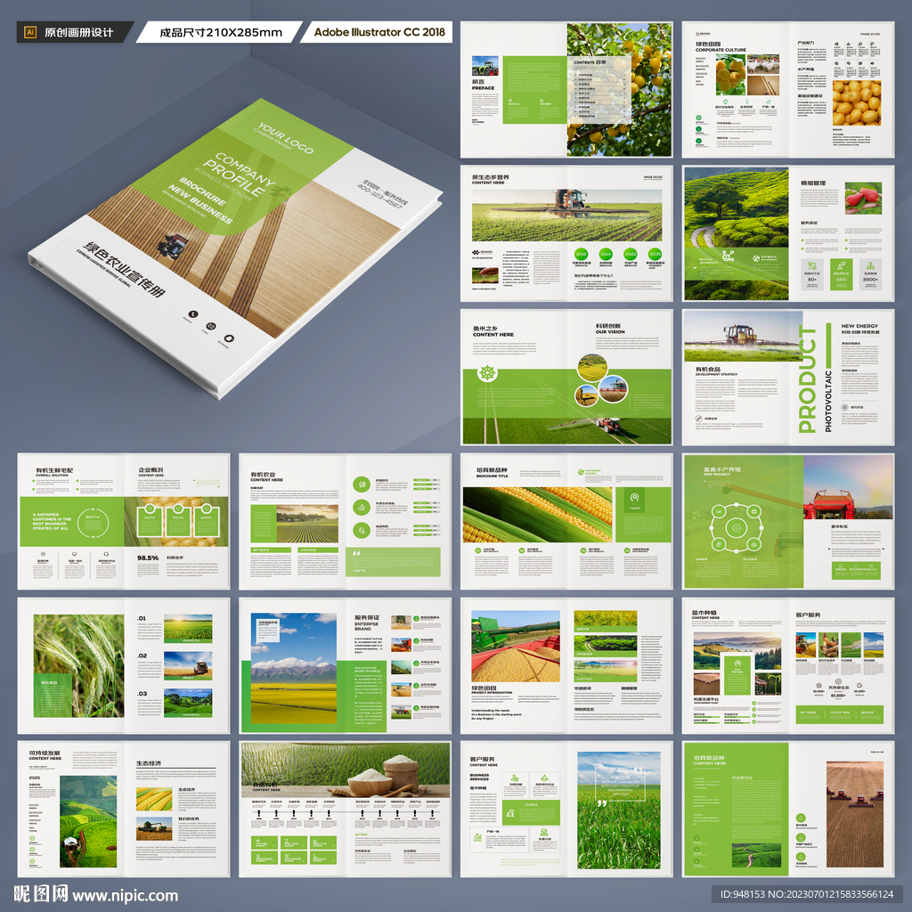 农产品宣传册