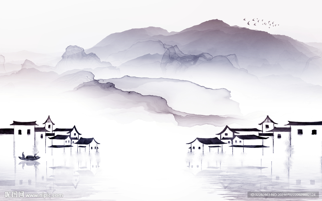 大气 高端新款山水 tif分层