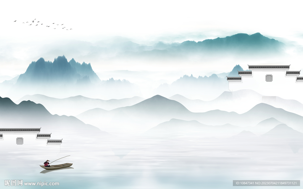 现代 新传高档山水 tIf分层