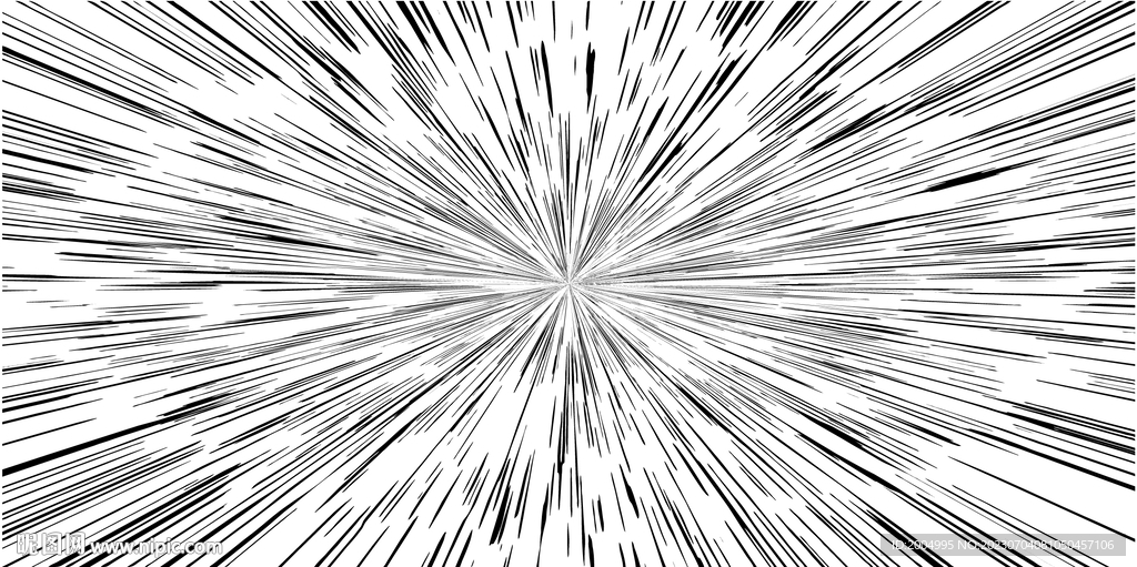 矢量放射线条