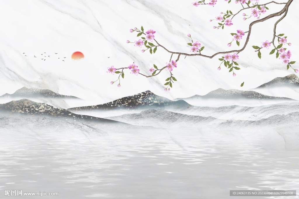 山水花鸟