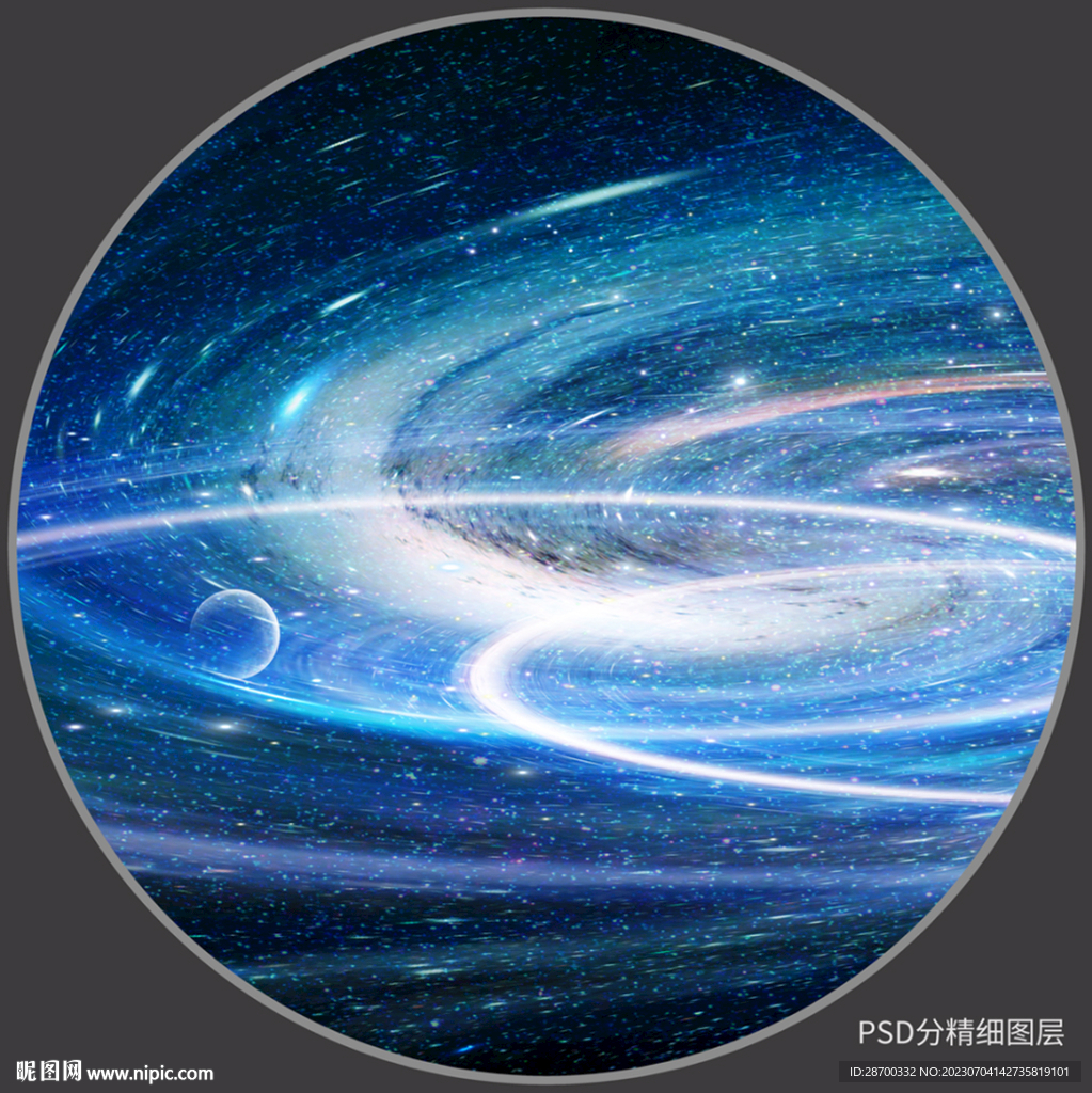 圆形星空