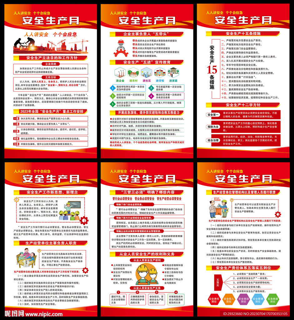 安全生产展板