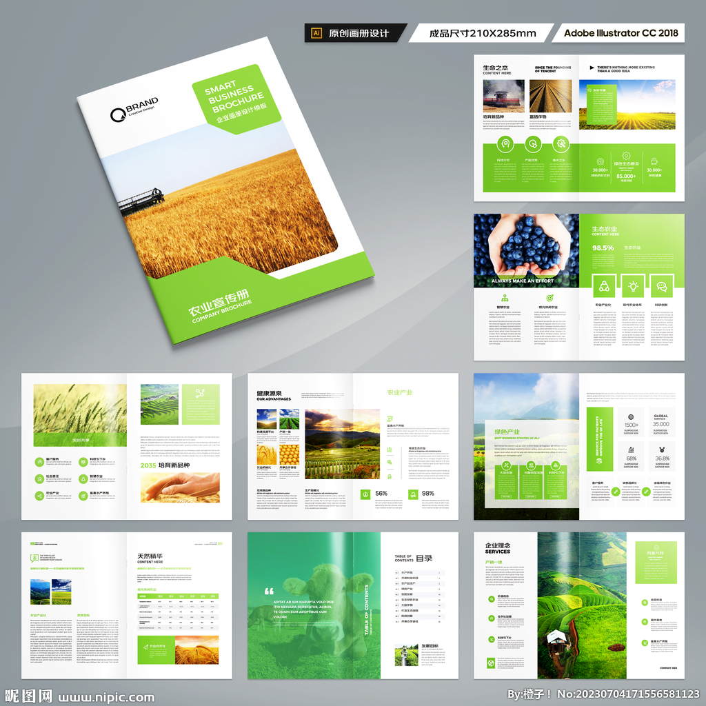 农业合作社画册