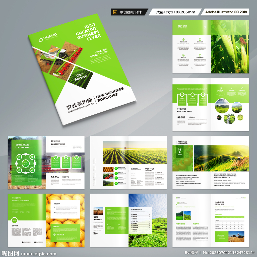 农业合作社画册