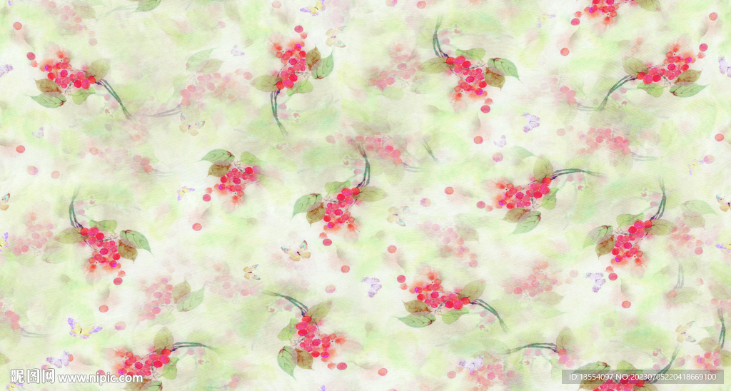 手绘花