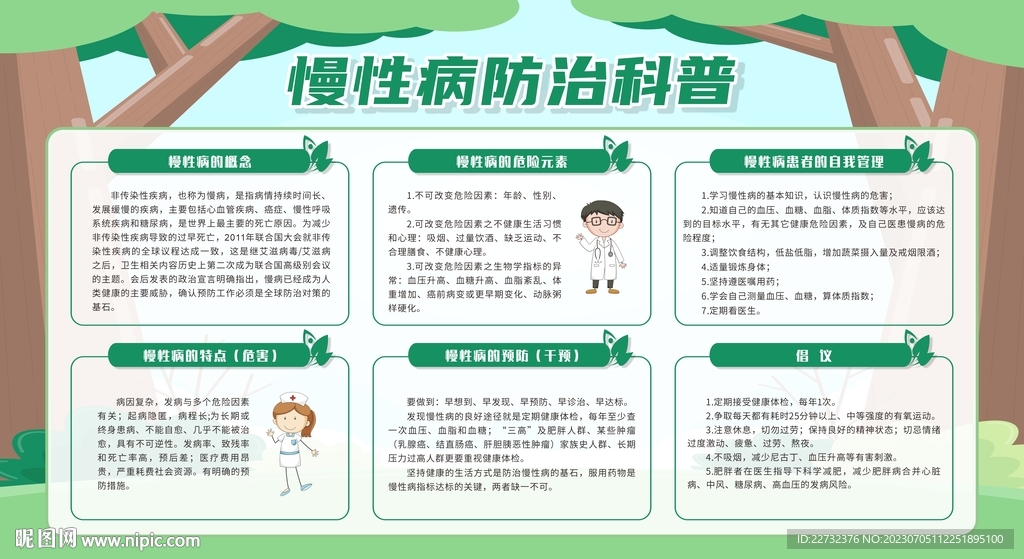 预防防治慢性病