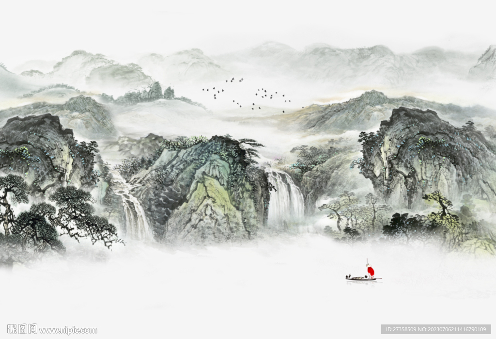 新中式山水