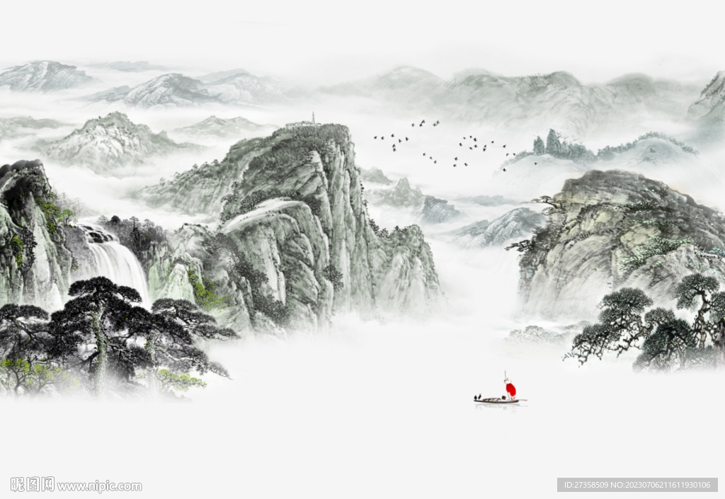 新中式山水