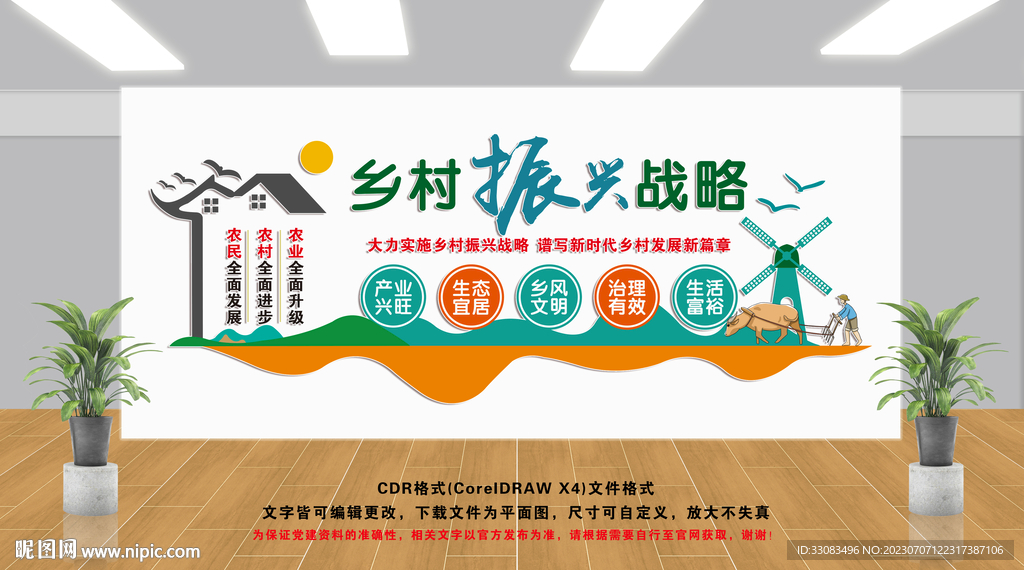乡村振兴文化墙