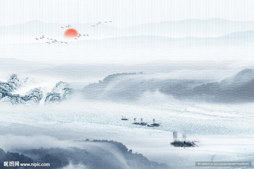江山如画山水情