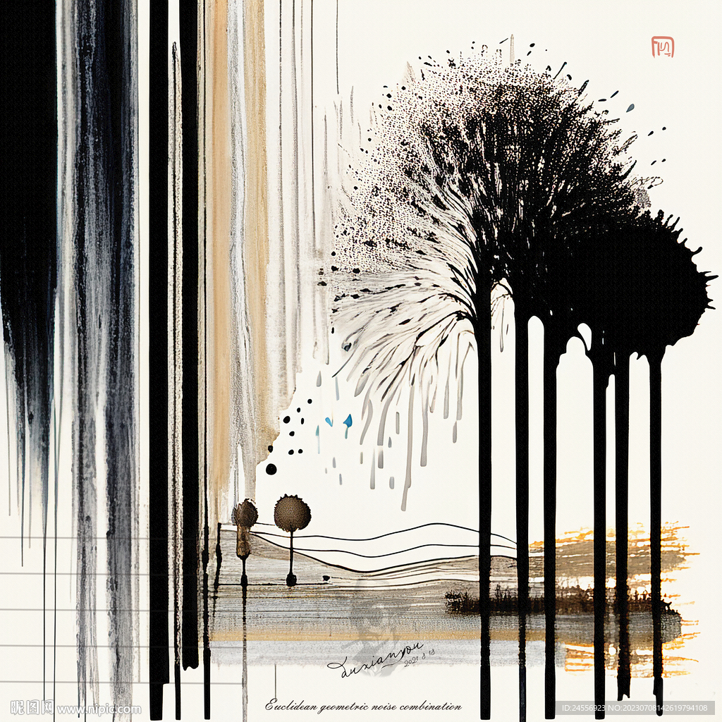 简约抽象画