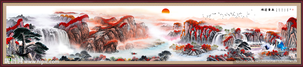 千里江山图