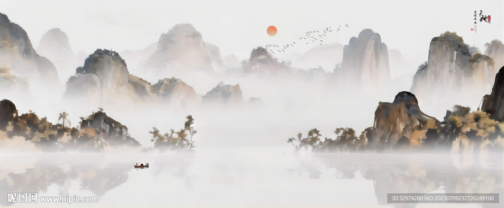 古风山水