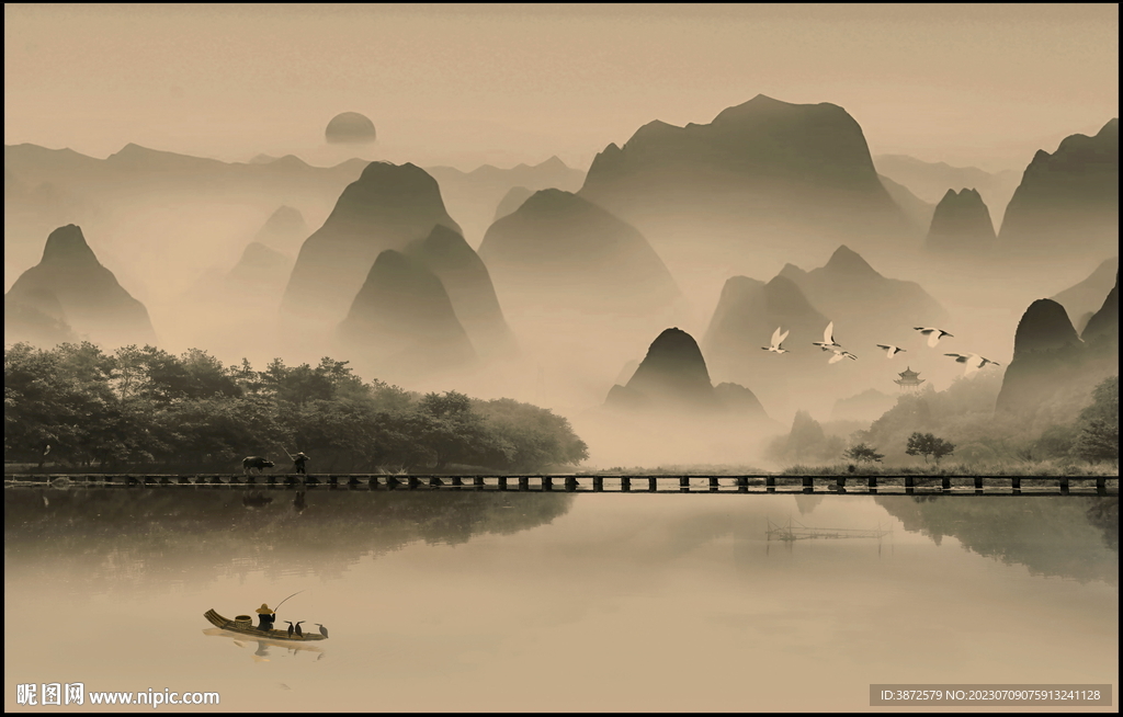 水墨山水