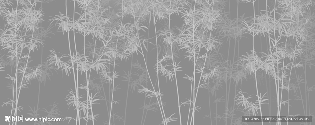 水墨竹子
