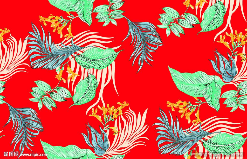热带花