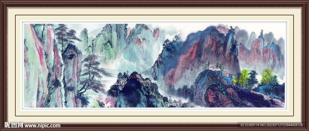 古画山水画