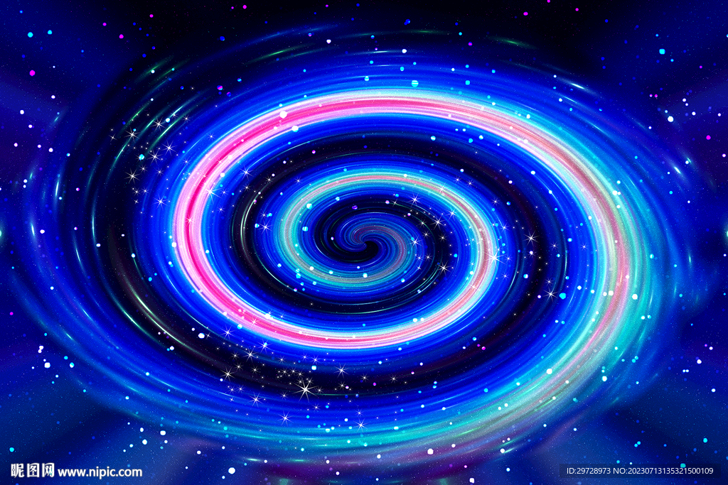 高清炫酷旋涡星空装饰画