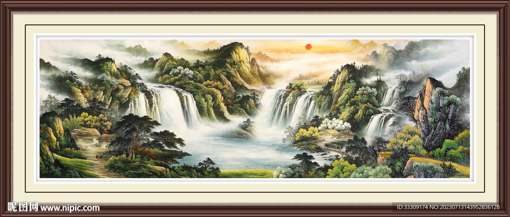 客厅山水画