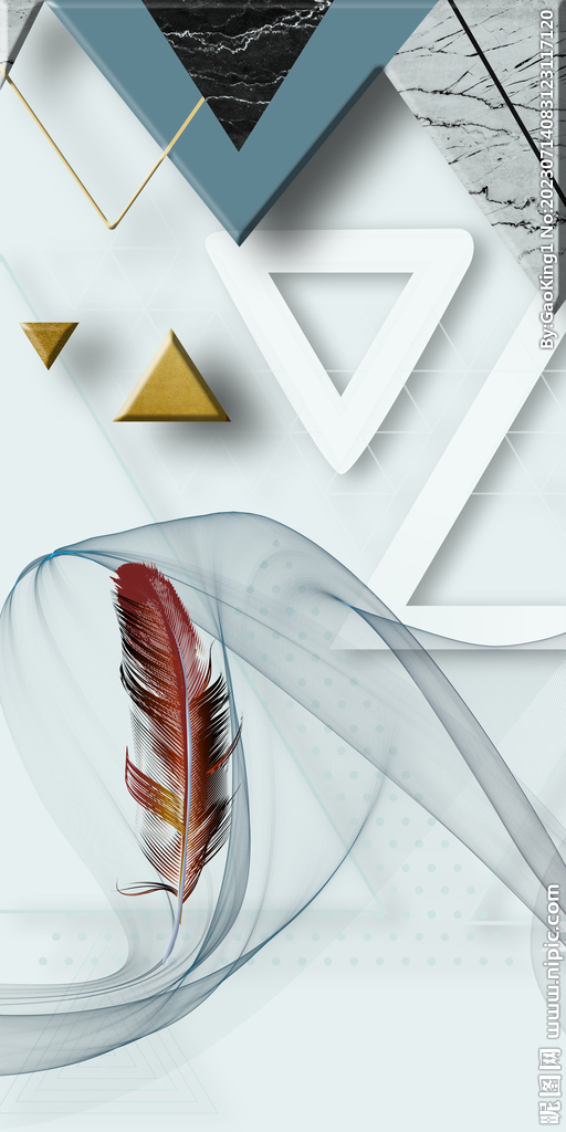 新款 人气玄关新画 TIF分层