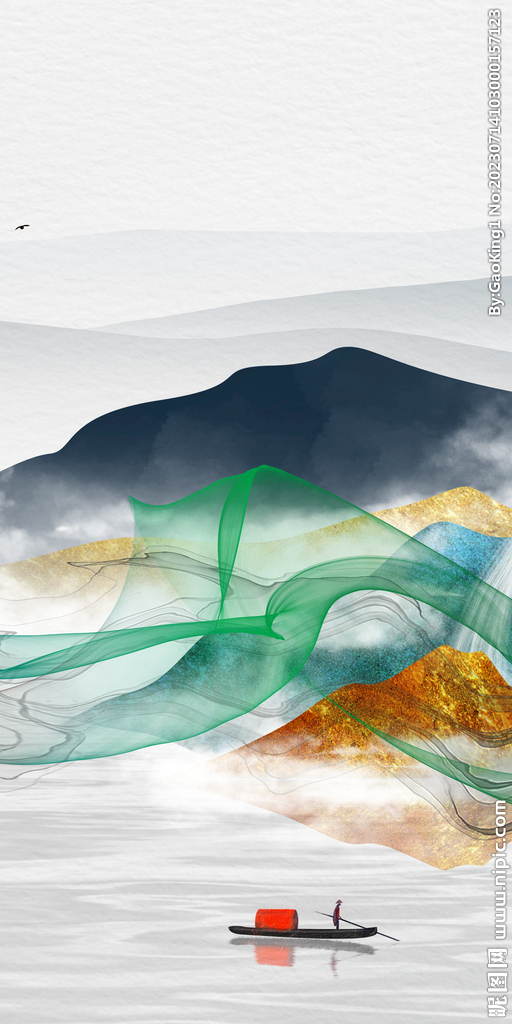 意境 现代清晰玄关 TiF分层