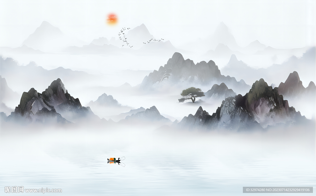 水墨山水