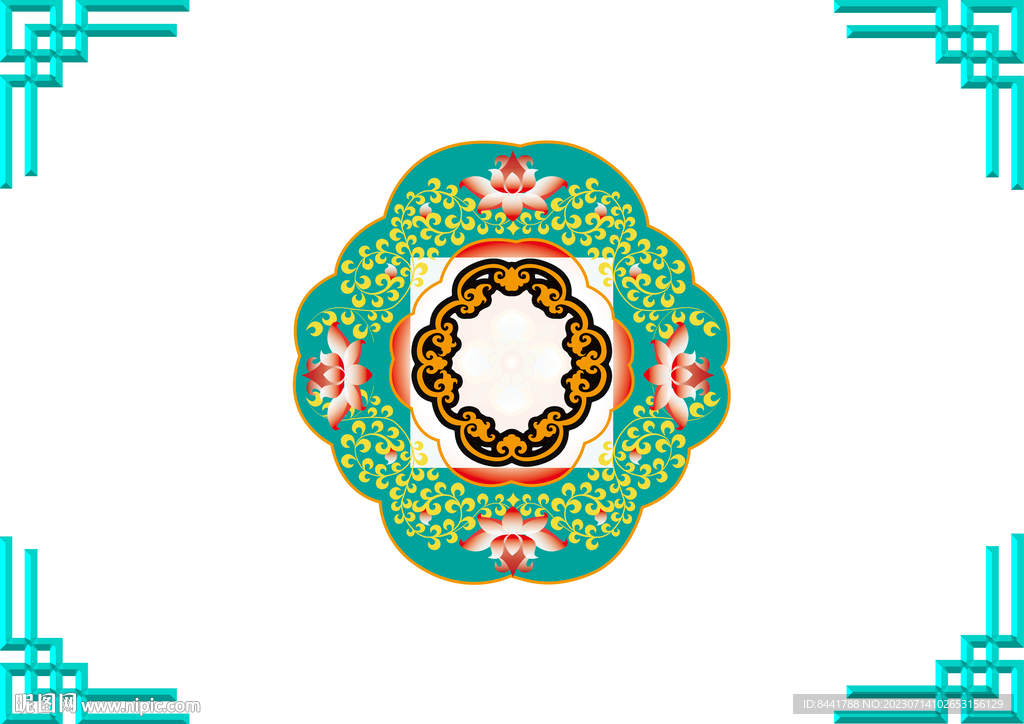 藏式花纹