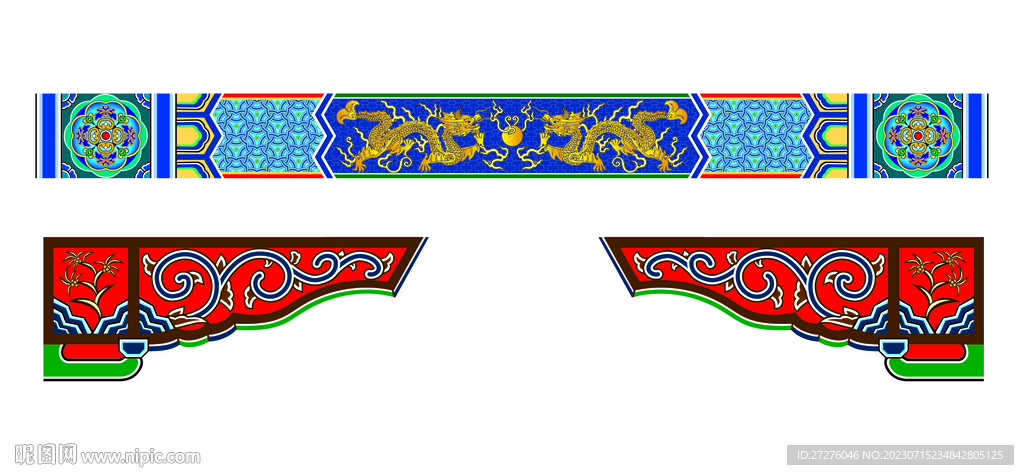 古典建筑花纹