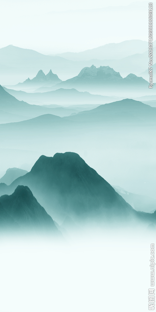 蓝色 清晰玄关新画 TiF分层