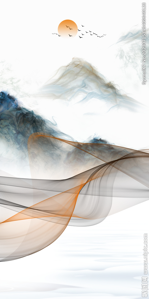 大气 新高档玄关画 Tif分层