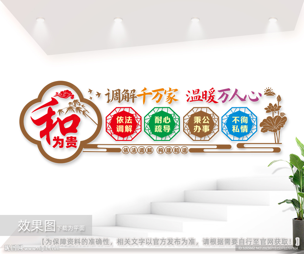 调解室文化墙图片