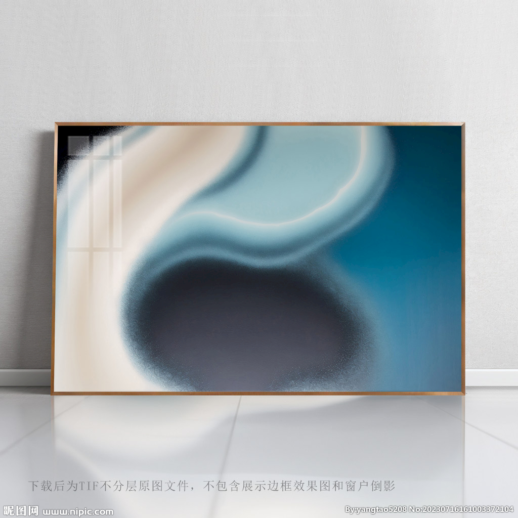 条纹艺术画