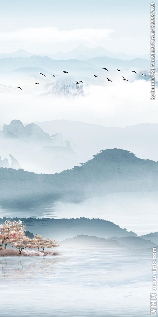 极简 中式新玄关画 tiF分层