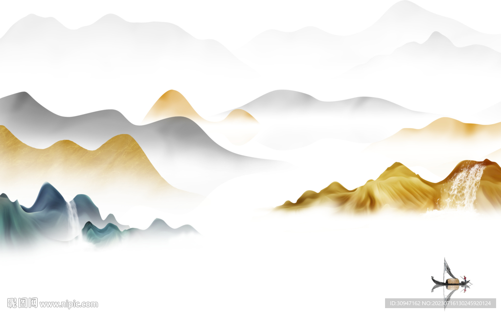 新传 高端高清山水 TIF分层