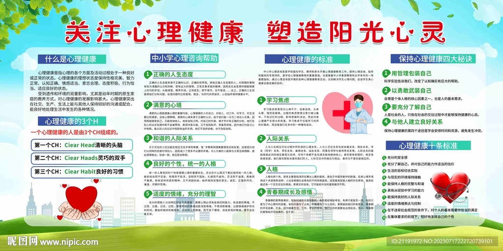 心理健康教育宣传栏