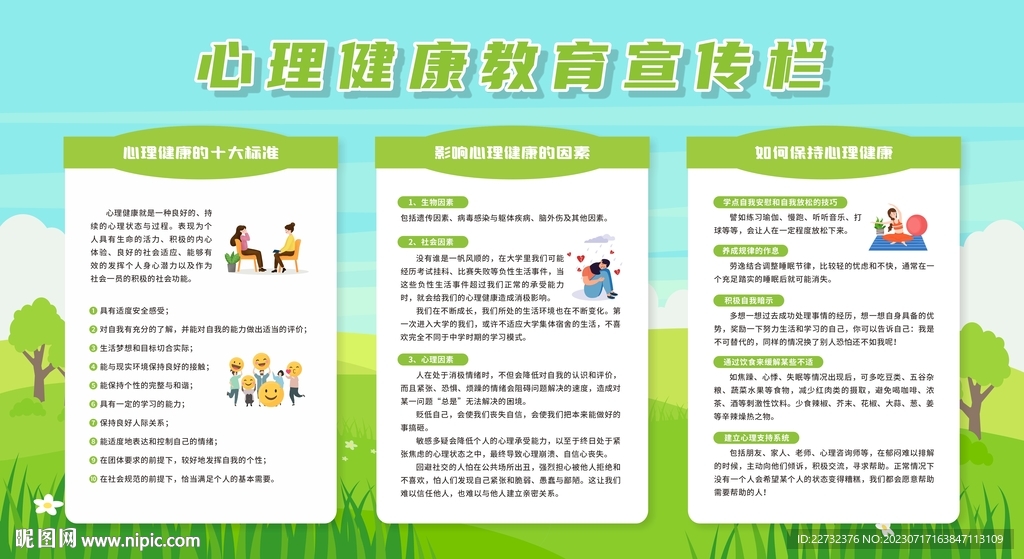 心理健康教育宣传栏
