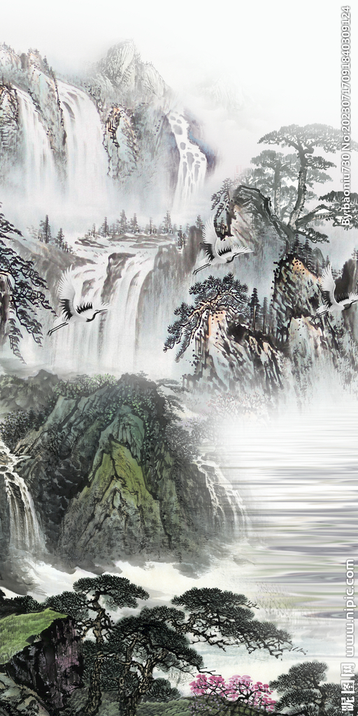 古风 大气高端玄关 TiF分层