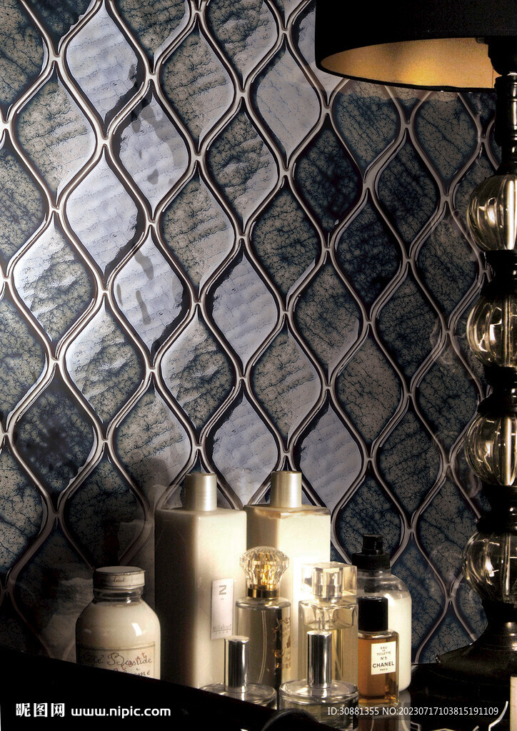 艺术瓷砖特写效果图