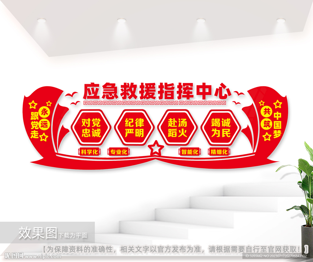应急救援指挥中心文化墙图片