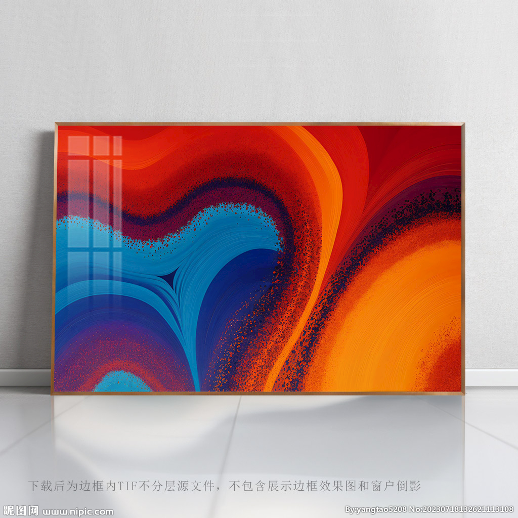 单幅抽象画