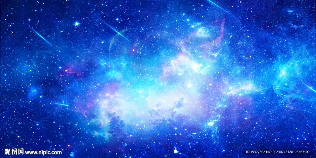 唯美星空背景墙