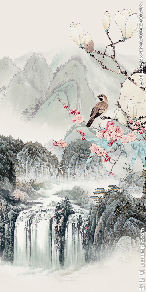 高雅 新简约玄关画 TiF分层