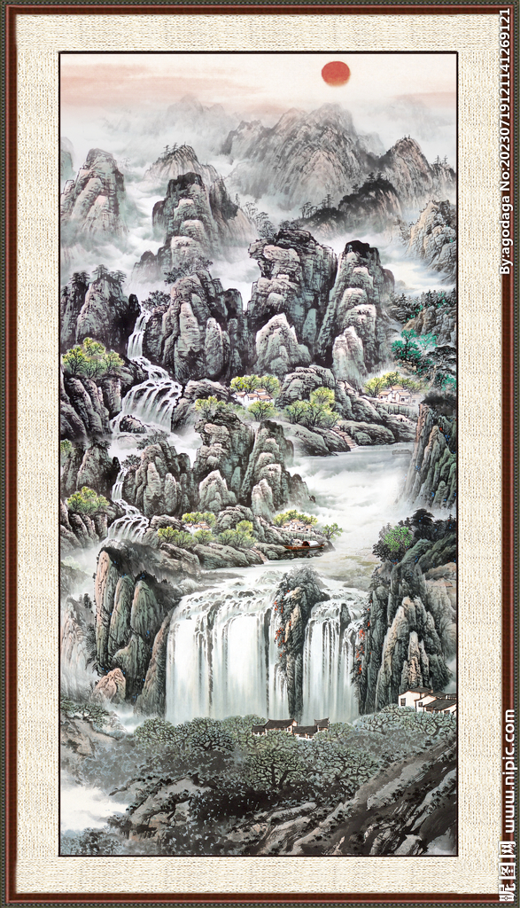山水画 
