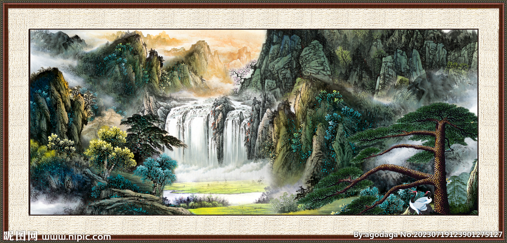 山水画 