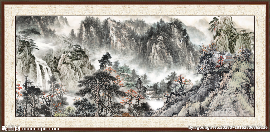 山水画 