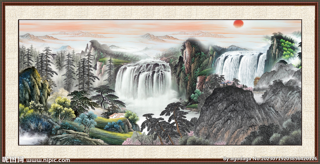 山水画 